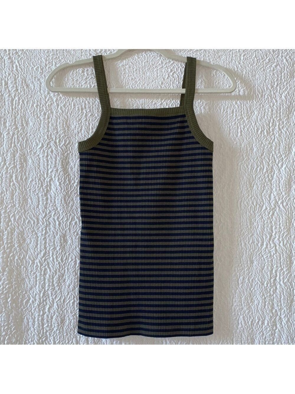 Old Navy Ribbed Striped Tank Top NWOT